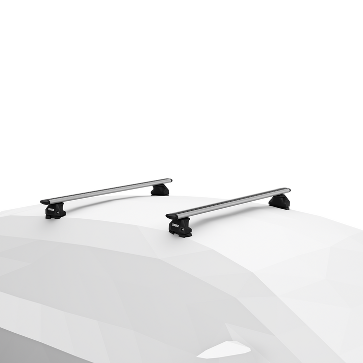 Thule WingBar Evo - Aluminum with 7107 foot pack