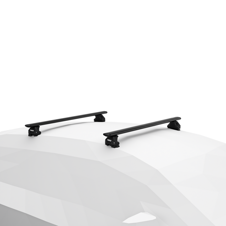 Thule WingBar Evo - Black with 7107 foot pack