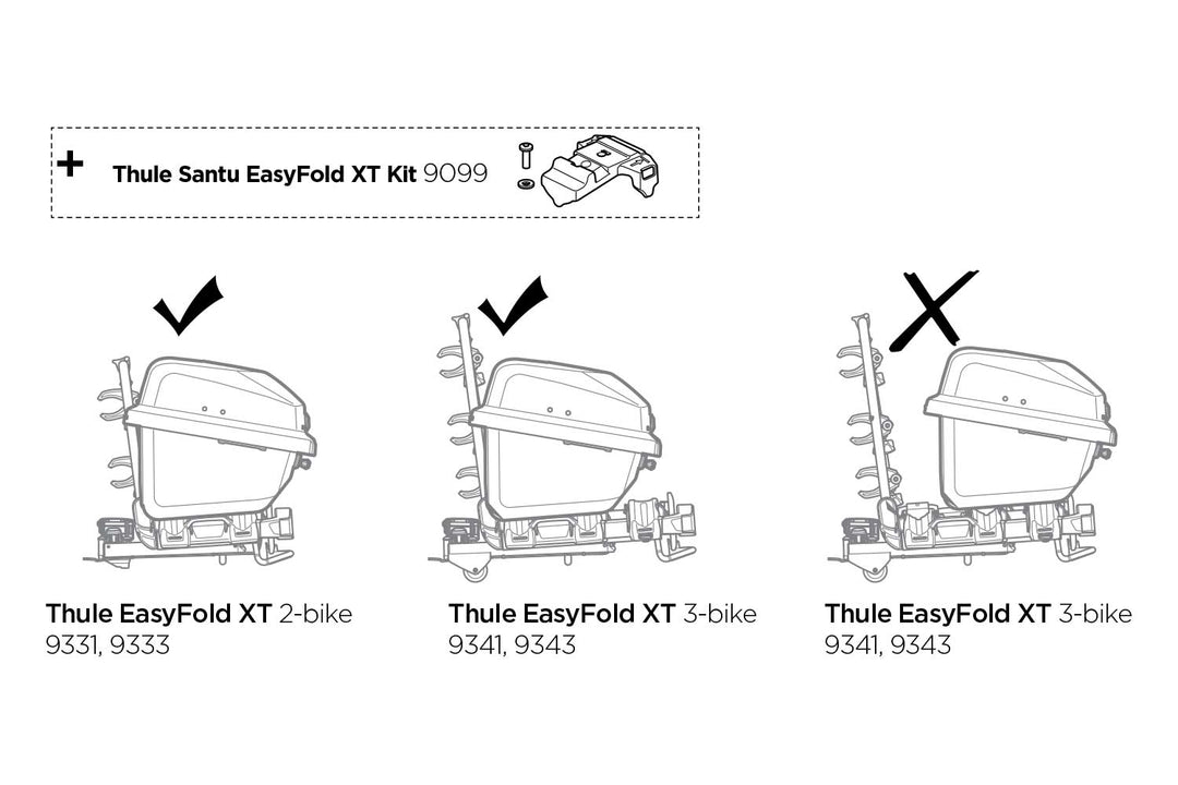 Thule EasyFold XT 3 + Santu Box Package