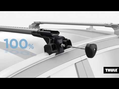 Thule WingBar Edge - Black to fit: DACIA Lodgy 5-dr MPV, 2012 on