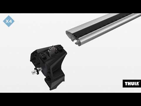 Thule SquareBar Evo to fit: BMW X5 5-dr SUV, 2019 on